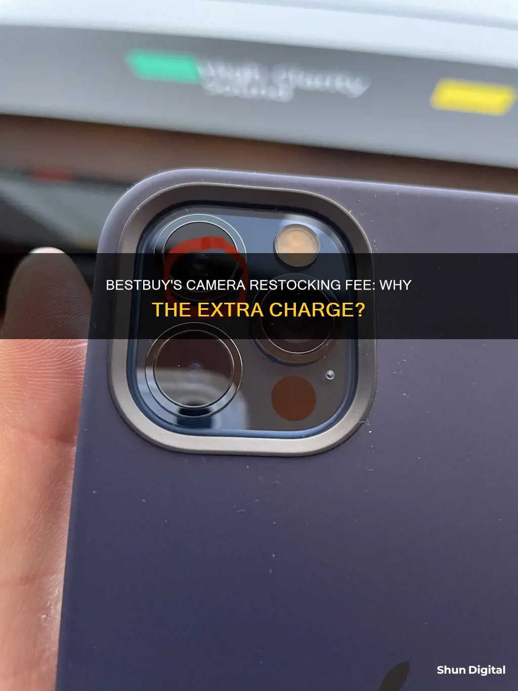 why does bestbuy charge a restockig fee on cameras