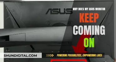 Troubleshooting an ASUS Monitor That Keeps Turning On