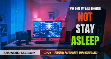 Troubleshooting an ASUS Monitor That Won't Stay Asleep