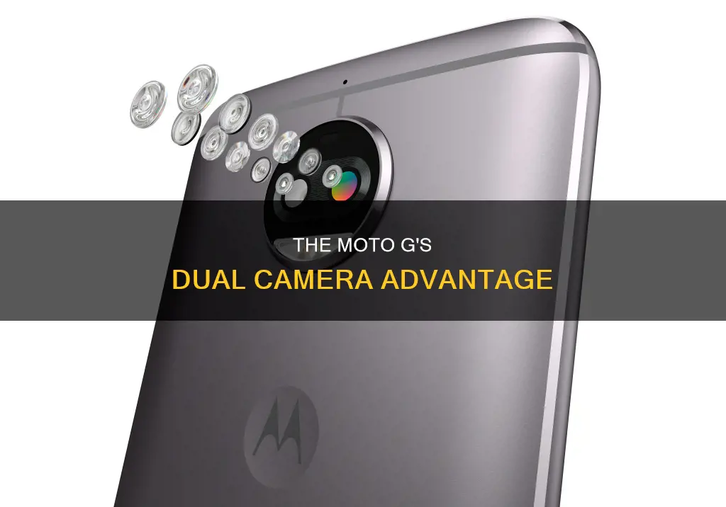 why does the motog have to camera lenses