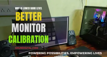 Dark Level Calibration: Lower is Better for Monitors