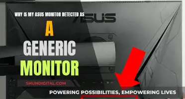 Troubleshooting ASUS Monitor Detection Issues: A Generic Problem?