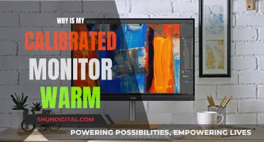 Calibrated Monitor Warmth: Why It Happens and How to Fix It