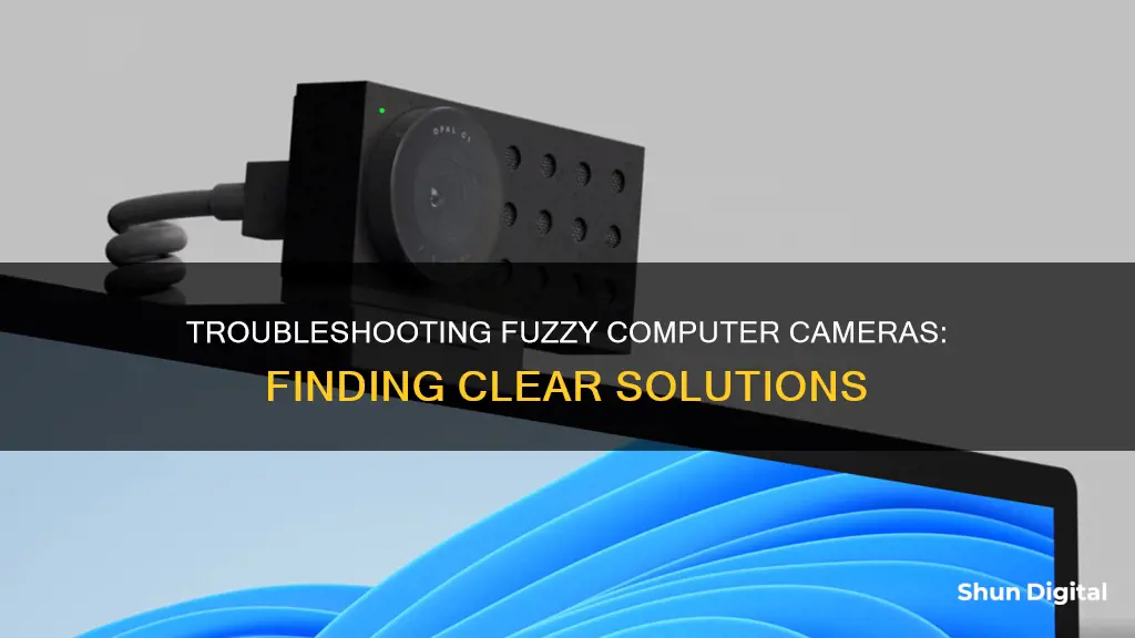 why is my computer camera fuzzy