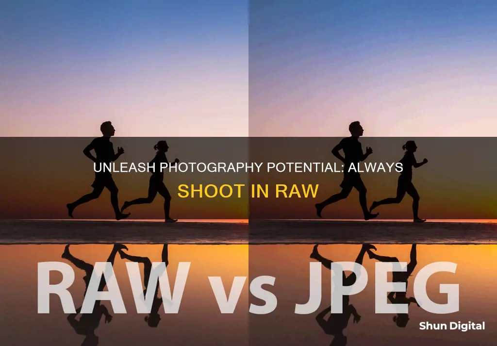 why shoot camera in raw