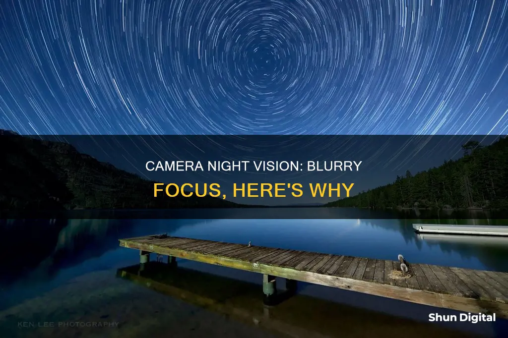 why the camera cant focus at night